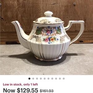 Floral Porcelain Teapot